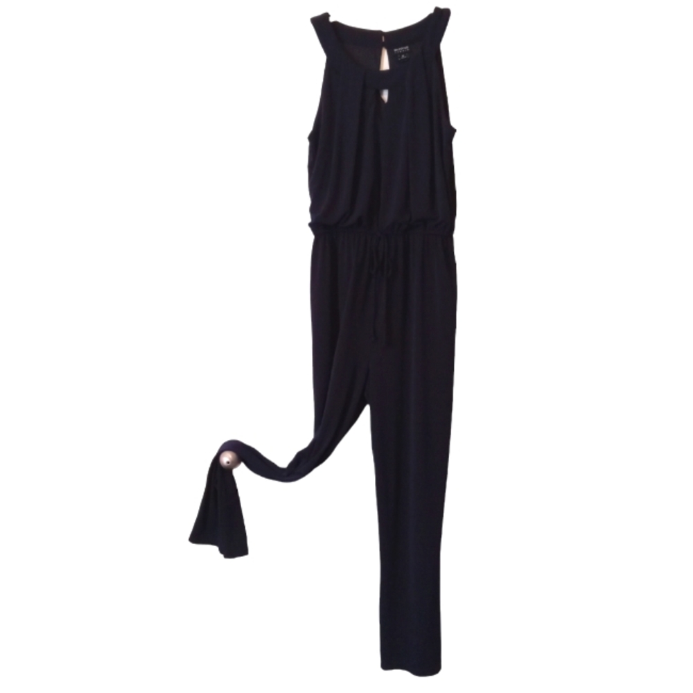 EnFocus navy blue keyhole sleeveless jumpsuit. Navy blue Size 12